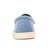 billige Casual loafers-Herre lyseblå slip-on casual loafers – pustende flate sko i semsket skinn med polstret såle for vårantrekk, daglig pendling og avslappede byturer
