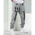 cheap Cargo Pants-Men&#039;s Cargo Pants Joggers Trousers Elastic Waist Drawstring Multi Pocket Color Block Wearable Outdoor Daily Camping &amp; Hiking Fashion Classic Gray
