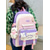 abordables Sacs à dos pour Enfants et Adolescents-Set de sac à dos kawaii 5 pièces pour filles grand sac à dos scolaire avec sac fourre-tout et trousse pour un usage quotidien à l'école