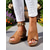 cheap Casual Sandals-Women’s Cross-Strap Chunky Heel Sandals – Vintage Summer Mule Sandals for Garden Parties, Vacations and Daytime Events