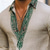cheap Vacation-Men&#039;s Shirt Linen Shirt Casual Shirt Button Up Shirt Cotton Shirt Embroidery Vacation Hawaiian Beige Long Sleeve Lapel Spring Fall Clothing Apparel Ethnic