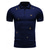 cheap Men&#039;s Classic Polo-Men&#039;s Polo Button Up Polos Casual Sports Lapel Short Sleeve Fashion Basic Print Buttons Summer Spring Black White Wine Navy Blue Polo
