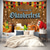 cheap Oktoberfest-Oktoberfest German Bavarian Hanging Tapestry Pretzel Beer Wall Art Blue White Plaid Large Tapestry Mural Decor Photograph Backdrop Festival