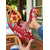 cheap Women's Clogs &amp; Mules-Women's Purple Floral Leather Slip-On Clogs with 3D Flower Appliqué – Vintage Bohemian Comfort Shoes for Casual Wear, Gardening, and Travel