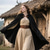 baratos Capa &amp; Capa-Medieval Hoodies Robe Normal Moderno Sem Colarinho Fantasia Adulto Capa