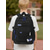 abordables Sacs à dos de Collège-Sac d'école unisexe imperméable, sac d'école multi-compartiments de grande capacité, design mignon, sac d'école léger pour étudiant, adapté au collège et à un usage quotidien