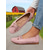 abordables Zapatillas sin cordones y mocasines de mujer-Mocasines planos con lazo rosa para mujer: mocasines ligeros e informales para conducir, ideales para recados diarios, paseos por el jardín y atuendos campestres.
