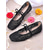 abordables Ballerines femme-chaussures plates en dentelle verte pour femmes avec détail nœud - chaussures plates élégantes et confortables pour les rendez-vous décontractés et les vêtements de tous les jours