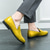 abordables Mocasines-Mocasines metálicos dorados brillantes para hombre: zapatos de vestir de piel sintética de moda para fiestas, recepciones de boda, presentaciones en el escenario, noches de graduación y eventos en clubes nocturnos.