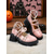 ieftine Pentru femei-Pantofi Mary Jane cu platformă, stil gotic, pentru femei - tocuri groase din piele lăcuită maro, cu lanțuri și barete cu ținte, pentru Halloween, cosplay și ținute punk rock
