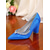 cheap Formal-Women&#039;s Pink Satin Block Heel Wedding Pumps, Pointed Toe Rhinestone Embellished Bridal Shoes for Formal Ceremonies and Elegant Events