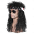 cheap Historical Wigs-80s Wig For Men Long Curly Black Rocker Cosplay Wig For Halloween(Only Wigs)