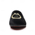 abordables Mocassins-Mocassins en velours bordeaux pour homme avec écusson brodé – chaussures de soirée à enfiler pour mariages, banquets et occasions festives