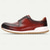 abordables Baskets en cuir haut de gamme-Baskets décontractées en cuir rouge de qualité supérieure pour hommes avec amorti doux et semelle extérieure durable - design élégant et confortable, idéal pour un usage quotidien et des sorties de week-end