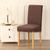 cheap Dining Chair Cover-Elastic Jacquard Chair Covers for Dining Room High Back Dining Dair Removable Washable Chair Cover Protector Slipcovers