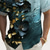 cheap Floral Print-Men&#039;s Gradient Floral Print Flowers Summer Hawaiian Shirt Button Up Shirt Aloha Shirt Short Sleeve Hawaiian Holiday Beach Wear Summer Spring Turndown 3D Print Collared Shirts Front One Pocket White