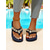 cheap Slide Sandals-Women's Black Rhinestone Flip Flop Sandals with Colorful Crystal Embellishments – Glam Beach Slides for Pool Parties, Vacations, and Summer Outfits