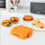 preiswerte Barausstattung-Toastie-Sandwichmaker für die Mikrowelle, antihaftbeschichtete Sandwich-Grillpfanne für die Mikrowelle für ein schnelles Frühstück, benutzerfreundlicher Brottoaster mit Farbbox, tragbares Küchengerät