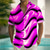 cheap Geometric Pattern-Men&#039;s Geometric Waves Shirt Summer Shirt Button Up Shirt Short Sleeve Fashion Casual Vacation Holiday Streetwear Summer Turndown 3D Print Front One Pocket Linen Like Shirt Yellow Blue Purple Green
