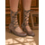 abordables Victorien &amp; Édouardien-Bottines victoriennes noires à lacets pour femmes - chaussures rétro en cuir à petit talon pour costumes historiques, spectacles ou tenues d'automne vintage