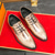 baratos Sapatos Oxford-sapatos masculinos de couro envernizado verde com cadarço – sapatos formais brilhantes com acabamento polido, ideais para casamentos e celebrações noturnas