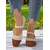 voordelige Platte damesschoenen-Tweekleurige gebreide ballerina's voor dames met bandje – ademende, casual Mary Jane-schoenen voor dagelijks gebruik, wandelen en lente-uitjes