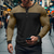cheap Men&#039;s Casual T-shirts-Men&#039;s T Shirt Henley Shirt Tee Tee Top Long Sleeve Henley Summer Spring Color Block Fashion Designer Basic Patchwork Vacation Street Going out Black Brown Green Top Tee for Men