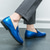 abordables Mocasines-Mocasines metálicos dorados brillantes para hombre: zapatos de vestir de piel sintética de moda para fiestas, recepciones de boda, presentaciones en el escenario, noches de graduación y eventos en clubes nocturnos.