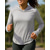 cheap Running Tee &amp; Tank Tops-Women's Solid Colored Running Shirt Tennis Shirt Summer Spring Long Sleeve Sun Protection Lightweight UV Cooling Tennis Golf Running Black White Pink Sportswear Activewear