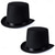 baratos Acessórios e mais-Chapéus Poliéster Chapéu Fedora Formal Vintage Formais Com Cor Pura Capacete Chapéu