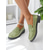 cheap Women's Slip-Ons &amp; Loafers-Women's Glossy Faux Leather Loafers with Round Toe and Low Heel, Elegant Slip-On Work Shoes for Urban Professionals, All-Day Wear
