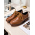 cheap Women&#039;s Oxfords-Women&#039;s Brown Faux Leather Brogue Oxford Shoes – Classic Wingtip Lace-Up Flats for Work, Daily Office Wear and Fall Outings