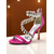 economico cocktail-sandali bianchi con tacco a spillo da donna, scarpe eleganti aperte con cinturini con frange di cristallo per eventi formali e feste serali