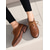 cheap Women&#039;s Oxfords-Women&#039;s Brown Faux Leather Brogue Oxford Shoes – Classic Wingtip Lace-Up Flats for Work, Daily Office Wear and Fall Outings