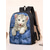 abordables Sacs à dos pour Enfants et Adolescents-Ensemble de sac à dos 3 pièces pour enfants, imprimé animal, sac à livres imperméable avec sac à lunch et trousse pour garçons et filles du primaire, pour la rentrée scolaire et le quotidien