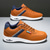 abordables Baskets Décontractées-Baskets à coussin d'air marron et bleu marine pour homme – Chaussures de sport légères et respirantes avec absorption des chocs pour la marche quotidienne, les entraînements en salle de sport et les déplacements urbains