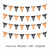 halpa halloween seinävaatteita-14x21/20x30cm halloween-viiribanneri, aavemainen juhlakoriste halloweeniin, kestävä kangasbanneri, jossa on aave-, kurpitsa- ja lepakkoaiheita, sisä- ja ulkokäyttöön, riippuva koriste kotiin, toimistoon tai juhlapaikoille