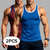 abordables Débardeurs-Homme Débardeur Gilet Sous-Vêtements T-shirt sans manches Sans manches Col rond Été Couleur Unie Uni Athlétique Bloc de Couleur 2 Paquets Pack multiple Occasionnel Salle de sport Rue Noir + Vert