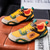 cheap Casual Sneakers-Men's Yellow Sports Sneakers with Black Accents - Lightweight Design, Breathable, Ideal for Running, Sports and Active Lifestyle