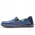 cheap Slip-On Casual Shoes-Men's Blue Denim Loafers with Frayed Edge Design Slip-On Lightweight Casual Shoes for Weekend Outings Summer Strolls and Daily Comfort