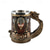 abordables Tazas-Taza de pirata vikingo con cabeza de dragón medieval, taza de regalo para Oktoberfest, taza de cerveza de resina 3D con revestimiento de acero inoxidable, artículos de bar góticos para decoración del hogar, pub o taberna.