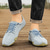 abordables Chaussures Décontractées à Lacets-Chaussures de sport décontractées à lacets vertes pour hommes – baskets légères et respirantes pour la marche en extérieur, les voyages et le quotidien
