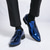 baratos Sapatos Oxford-sapatos masculinos de couro envernizado verde com cadarço – sapatos formais brilhantes com acabamento polido, ideais para casamentos e celebrações noturnas