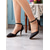 cheap 1950s-Women&#039;s Green Satin Pointed Toe High Heels with Ankle Strap - 1950s Elegant Classic Style Stiletto Shoes for Weddings,Formal Events, and Evening Parties