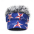 economico Cappellino da baseball da uomo-Per uomo Cappello con visiera e parrucche appuntite Visiera per capelli finti Parrucca Uomo Cappello da sole Cappellino da Baseball Cappello parrucca Caffè Grigio Misto Poliestere / Cotone Stampato