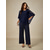 preiswerte Schicke Blusen-Damen Bluse Elegante Oberteile Spitze Patchwork Geschichtet Einfach Elegant Halbarm Rundhalsausschnitt Normale Oberteile Täglich Hochzeitsgast Marineblau Sommer Frühling