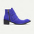 preiswerte Hochwertige Lederstiefel-Herren-Bikerstiefel aus echtem Rindsleder in Blau mit Schnallenriemen – stylische Retro-Boots für Freizeit, Streetstyle und Nachtleben