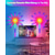 cheap Hallowen Laser Lights-Smart Firework Led Lights USB Powered Room Decor, Color Changing Fireworks Led Lights for Bedroom with Launch Burst Effect, RGB Led Strip Lights Remote App Control for Halloween