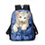 abordables Sacs à dos pour Enfants et Adolescents-Ensemble de sac à dos 3 pièces pour enfants, imprimé animal, sac à livres imperméable avec sac à lunch et trousse pour garçons et filles du primaire, pour la rentrée scolaire et le quotidien
