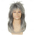 ieftine Peruci istorice-Peruci bărbătești gri cu gradient mullet, peruci rock and roll din anii &#039;80, lungime până la umeri, aspect natural, rezistent la căldură, din fibre sintetice, perucă de cosplay pentru filme
